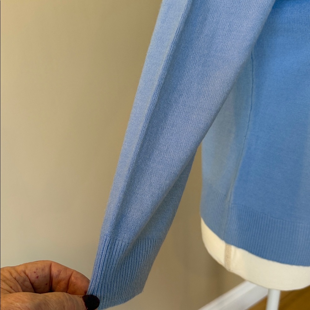New York & Company Light Blue Cardigan - Picture 4 of 5